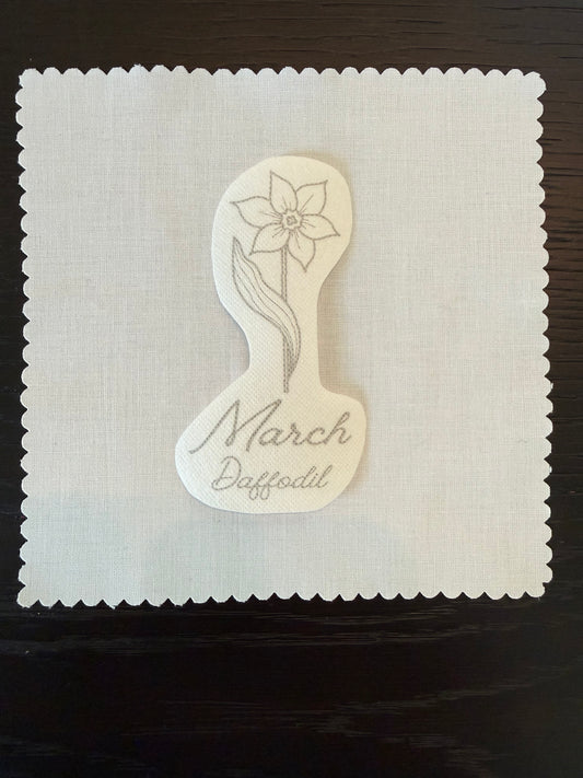 March Birth Flower Embroidery Kit – Daffodil