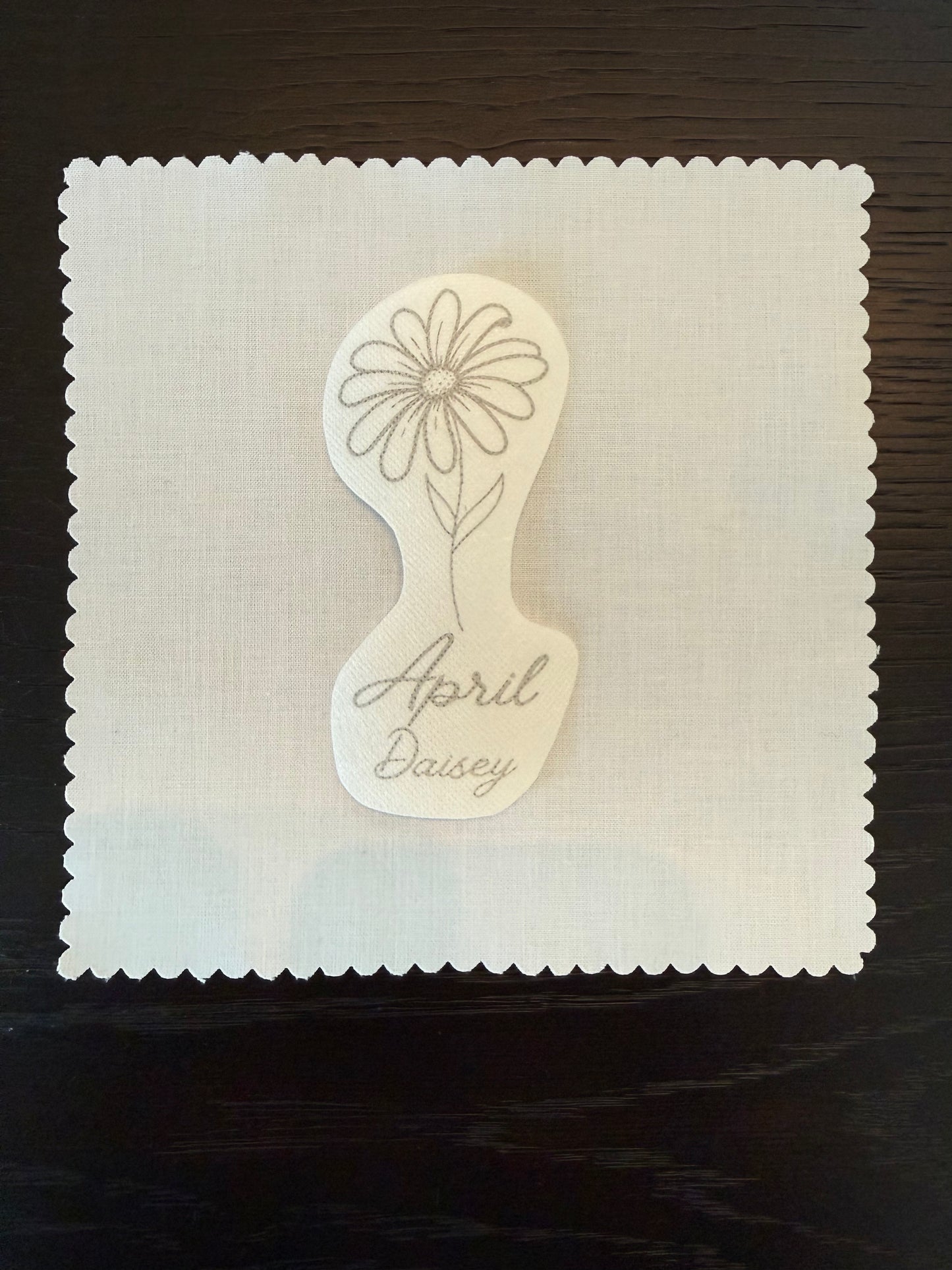 April Birth Flower Embroidery Kit – Daisy