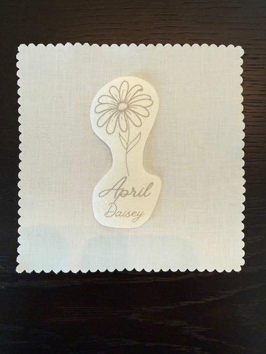 April Birth Flower Embroidery Kit – Daisy