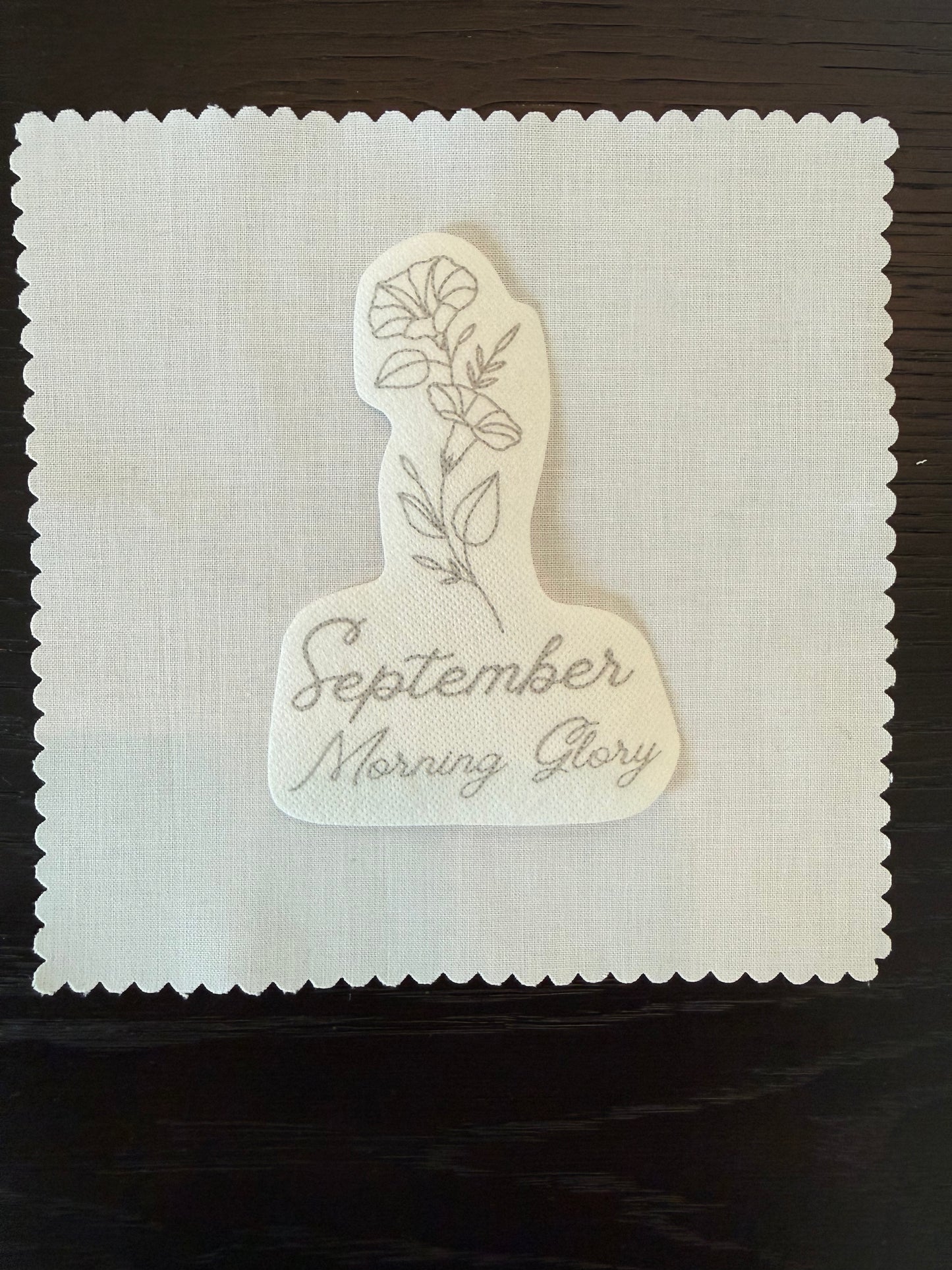September Birth Flower Embroidery Kit – Morning Glory