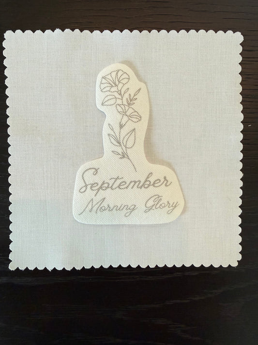 September Birth Flower Embroidery Kit – Morning Glory
